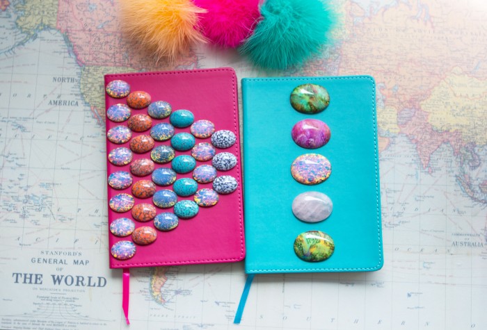 How to: Bejeweled Notebook DIY