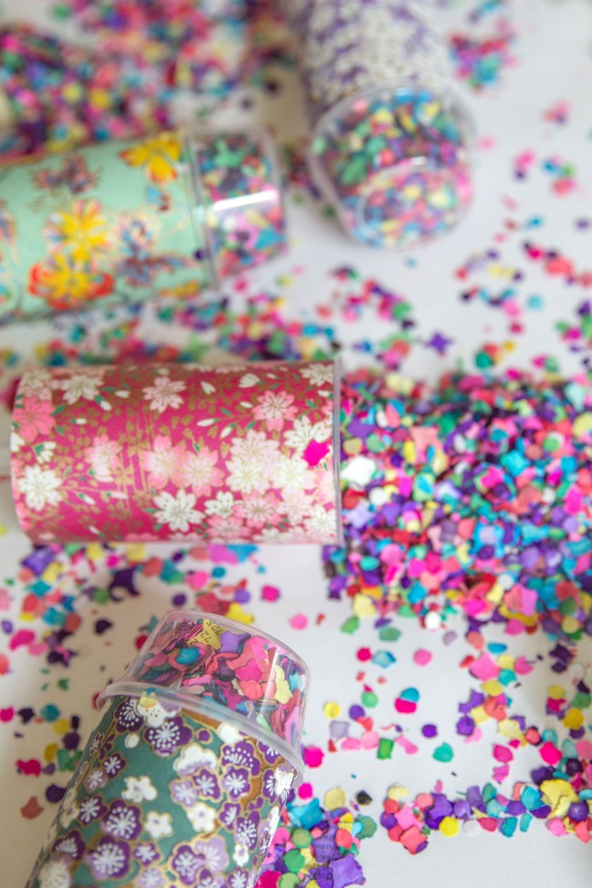 DIY confetti push pops!