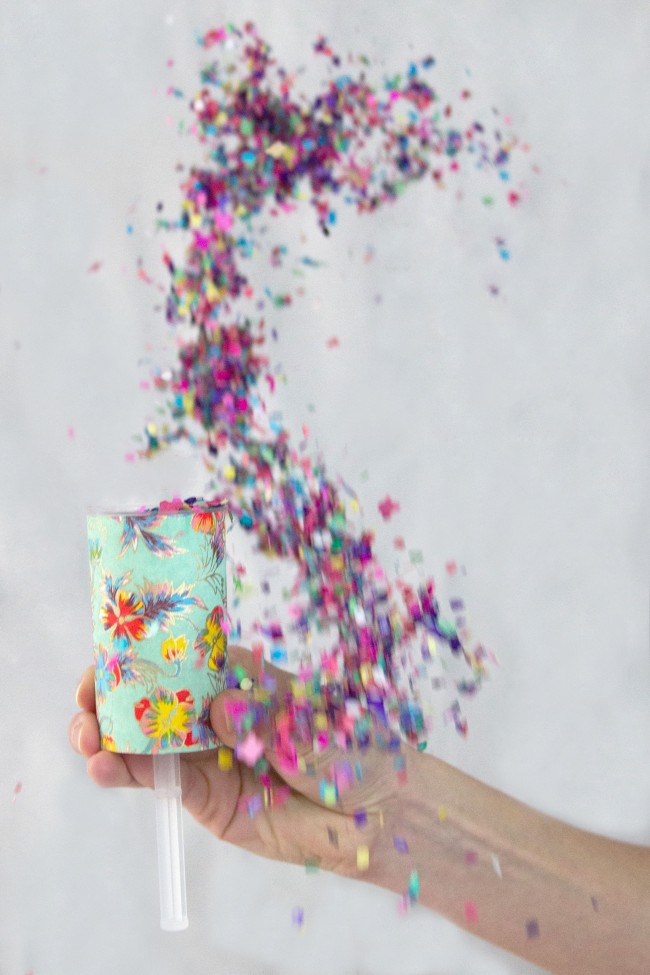 DIY confetti push pops!
