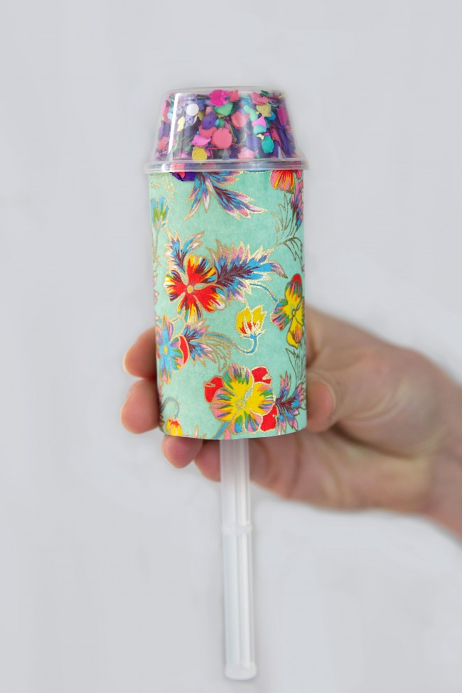 DIY confetti push pops!