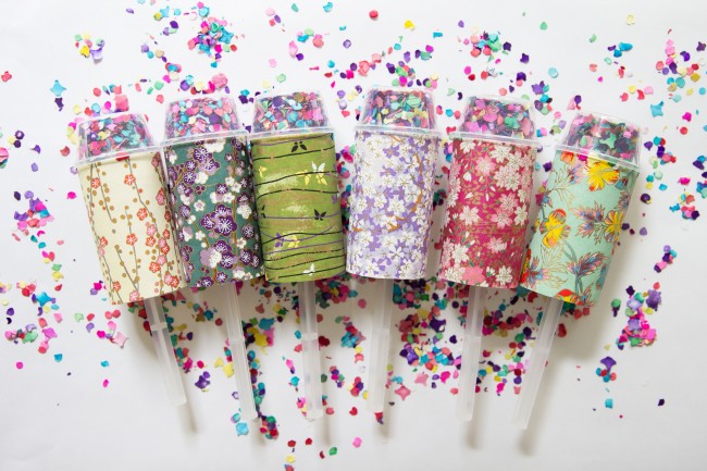 DIY confetti push pops!