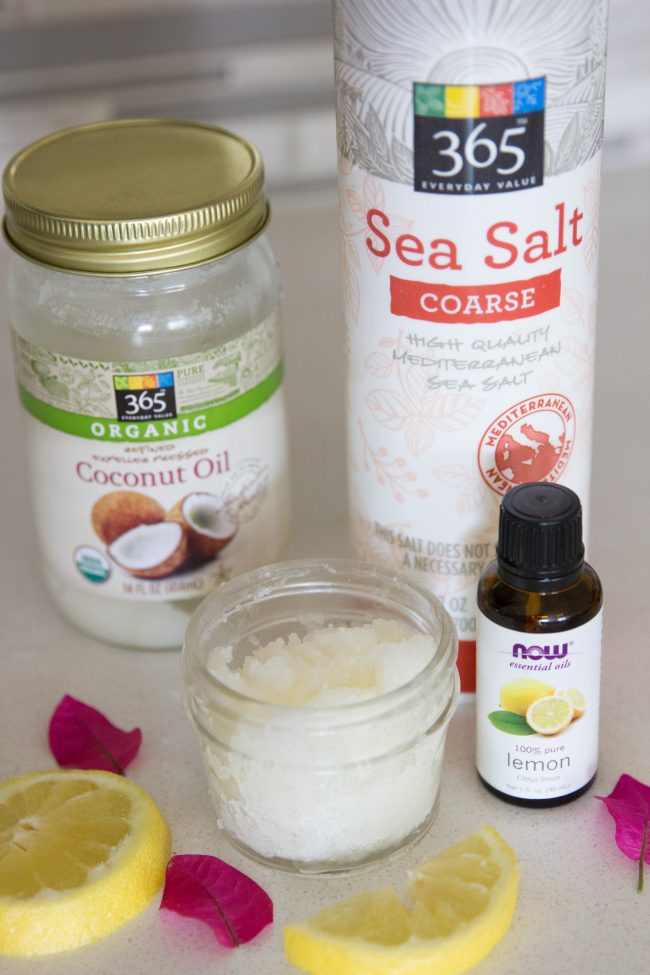 How to: DIY Lemon Exfoliating Salt Body Scrub