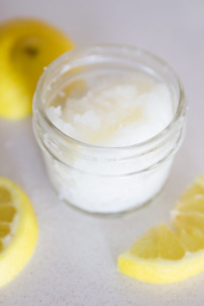 How to: DIY Lemon Exfoliating Salt Body Scrub