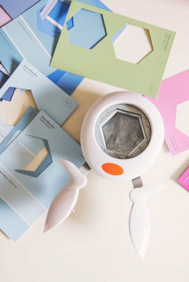 Sew Paint Chip Party Garland DIY