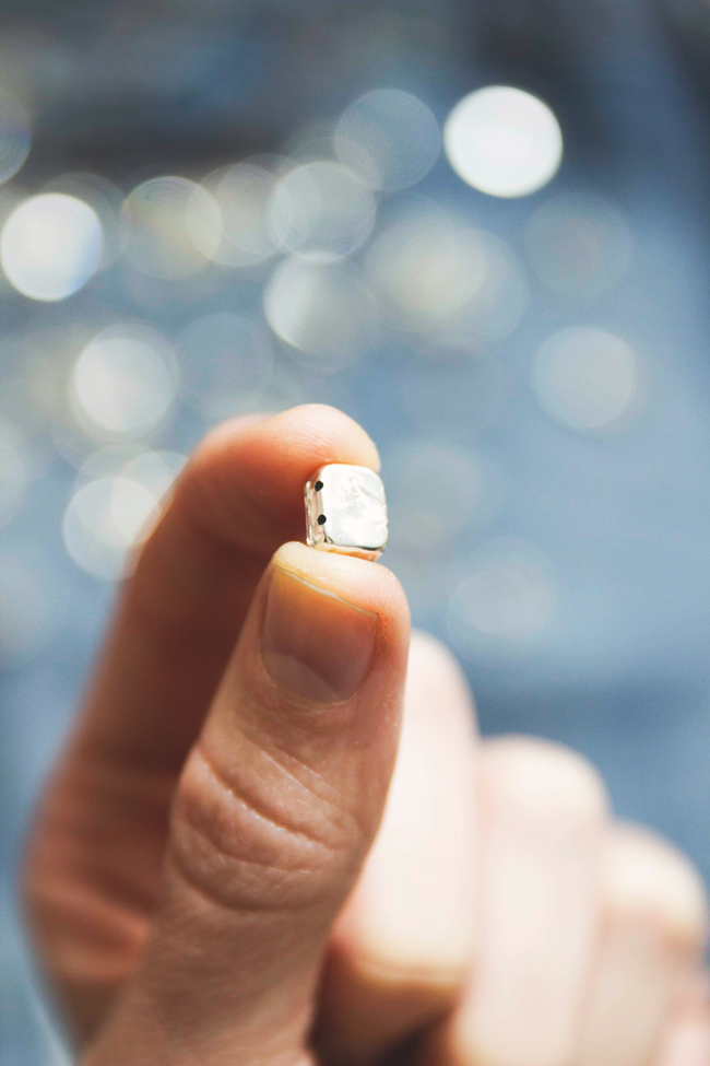 DIY Distressed Denim & Crystal Bermuda Shorts