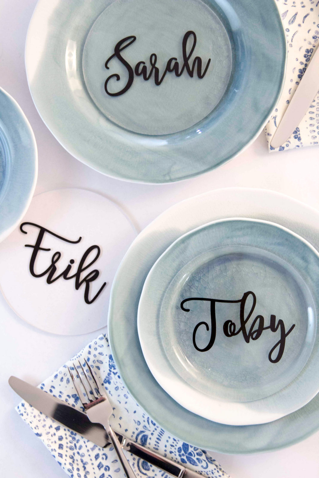 diy name place cards
