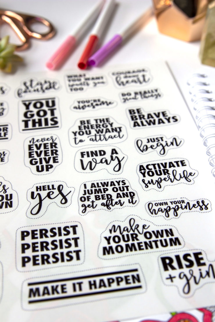 Printable Planner Stickers Printable Planner Stickers