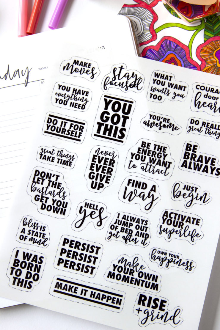 Printable Planner Stickers Printable Planner Stickers
