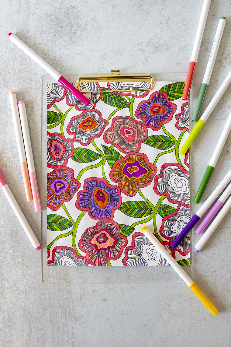 Free Adult Coloring Printable Free Adult Coloring Printable
