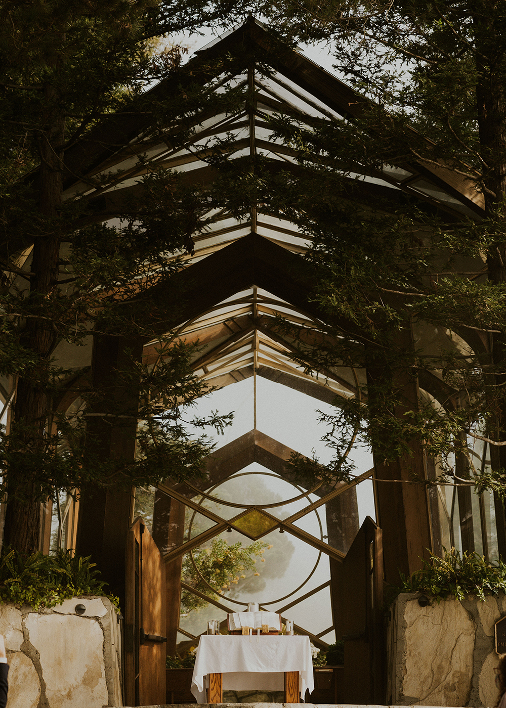 Blue Moon Dream DIY Wedding at Wayfarers Chapel in Palos Verdes, CA wayfarers chapel