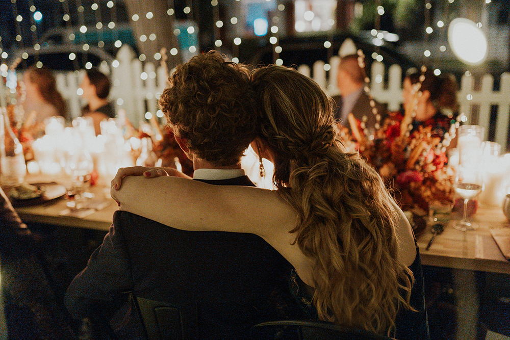 Blue Moon Dream DIY Wedding at Wayfarers Chapel in Palos Verdes, CA wedding guests
