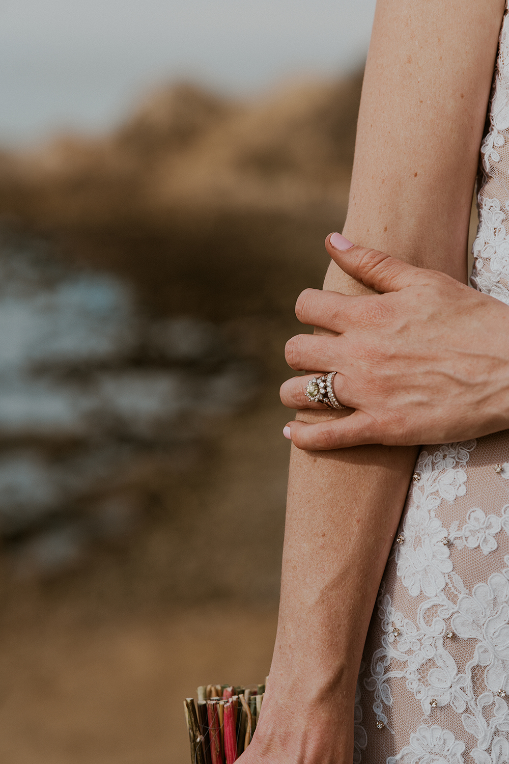 Blue Moon Dream DIY Wedding at Wayfarers Chapel in Palos Verdes, CA wedding rings