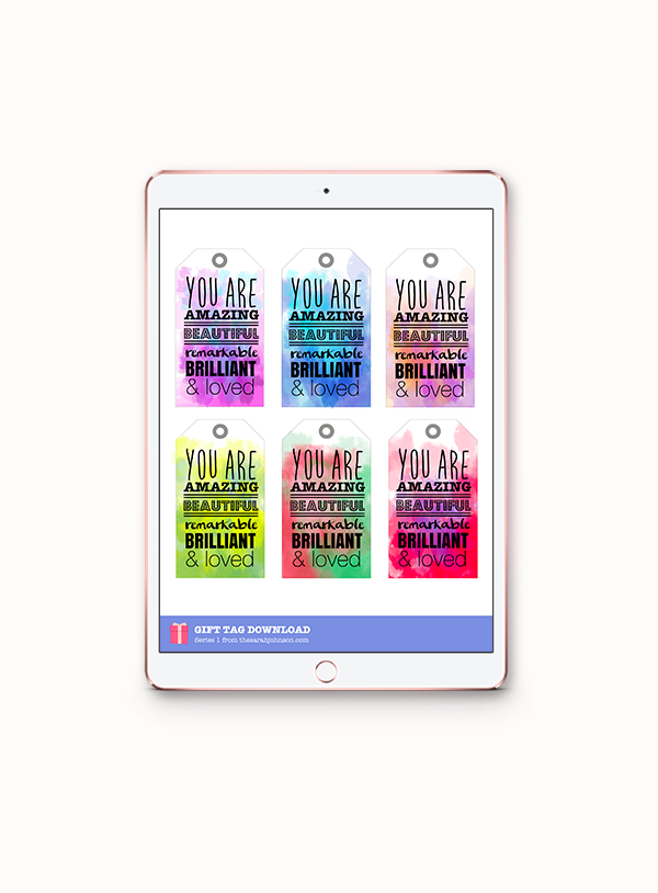 free gift tag printables