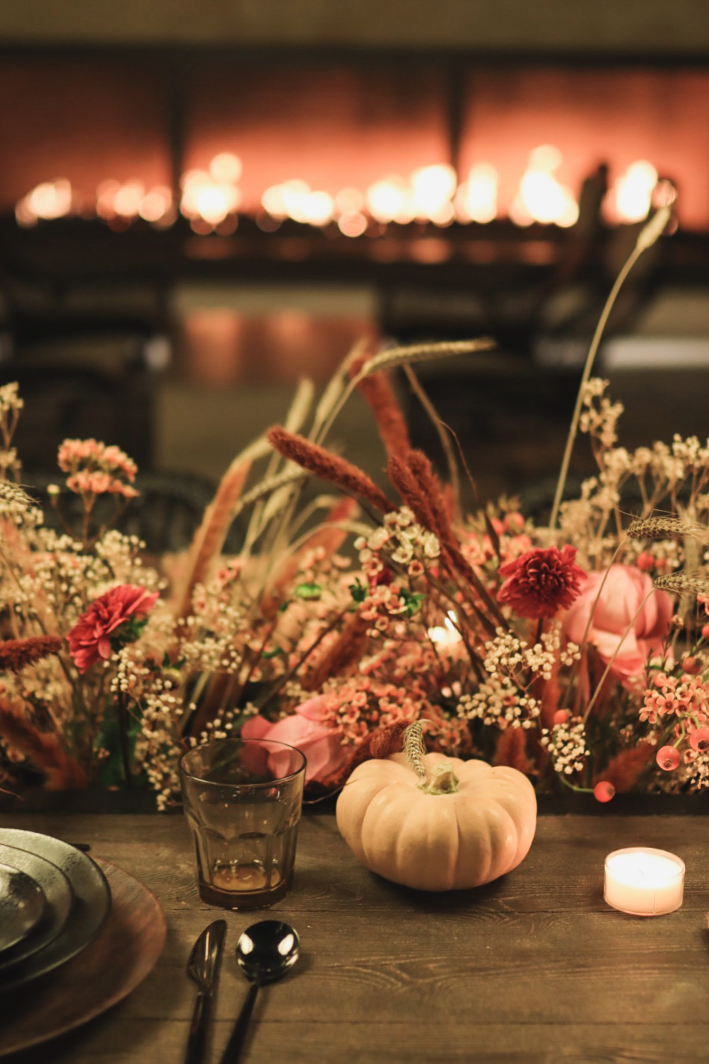 tablescape for dinner party