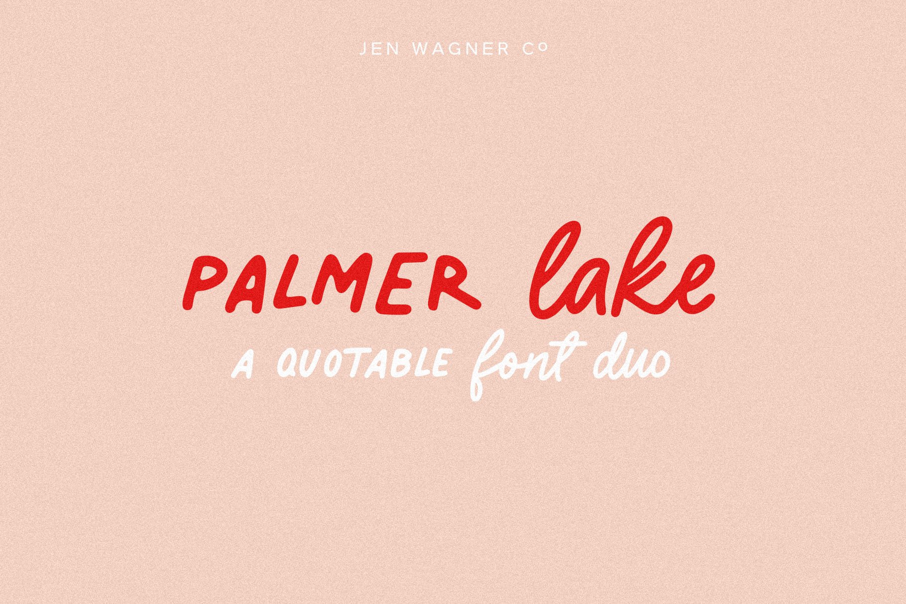 handwriting font palmer lake