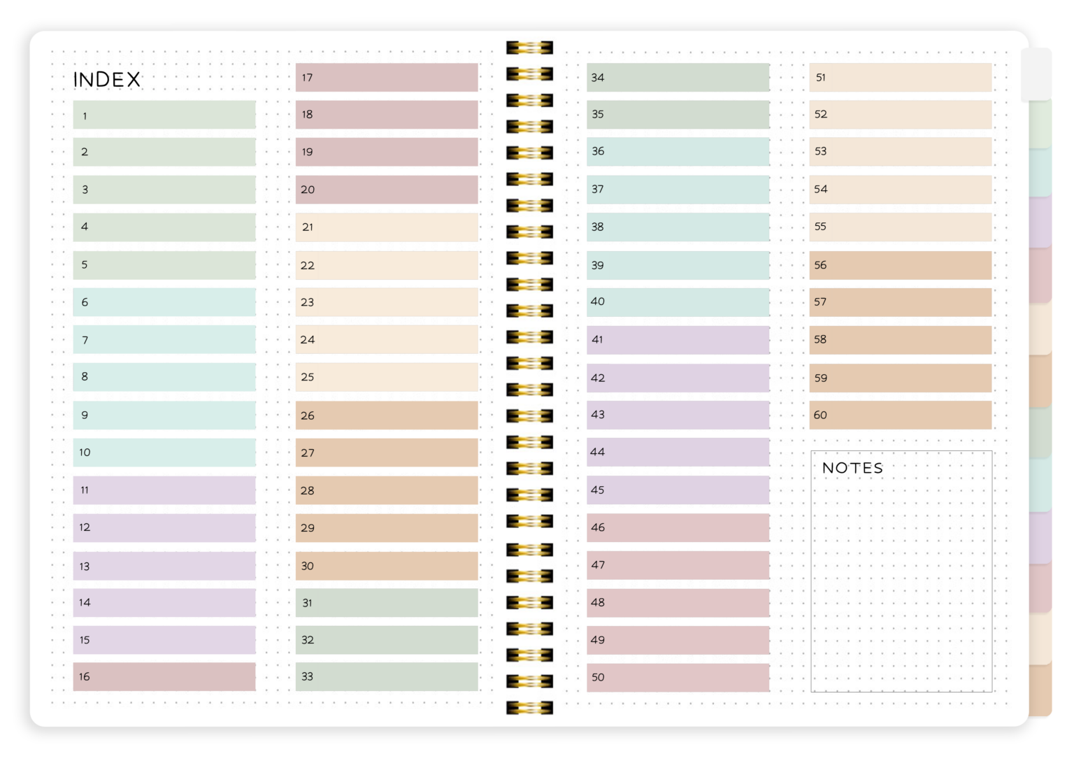 Free Digital Notebook (Grid Paper, Index, and Hyperlinked Tabs!) - The ...