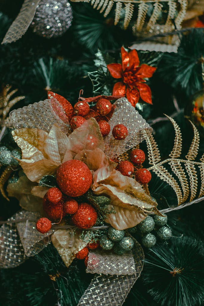 Multicolored Christmas Wreath