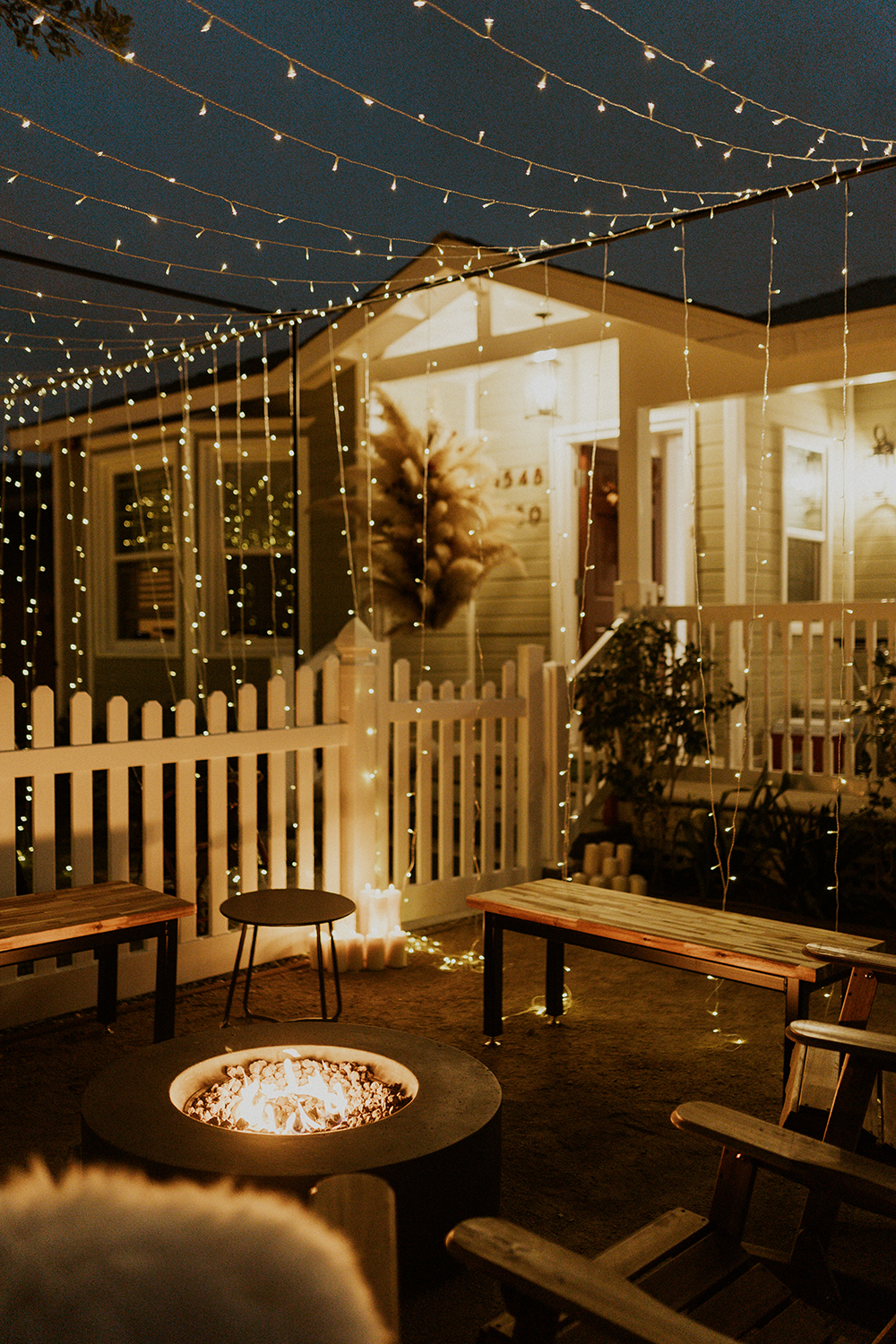 String light canopy