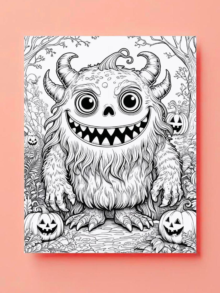 halloween coloring printable