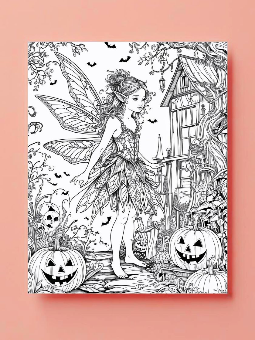 Halloween coloring page