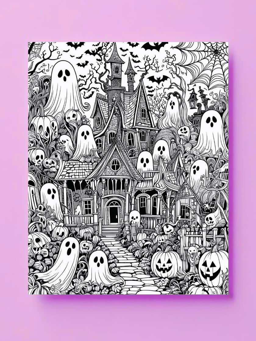 Halloween coloring page