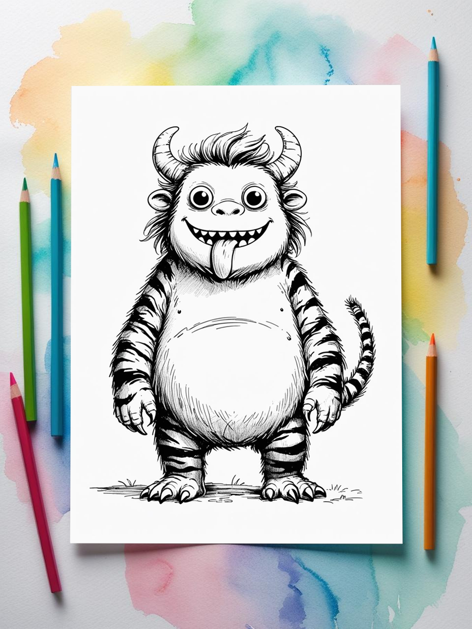 monster coloring pages