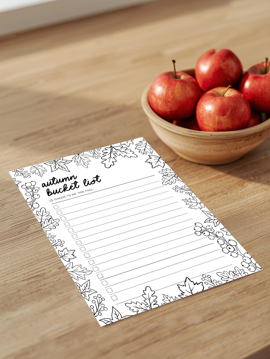 Autumn Bucket List Autumn Bucket List