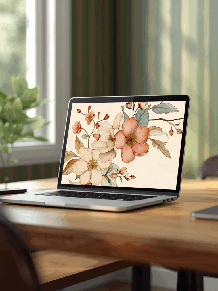 Free Desktop Wallpapers - Fall Flowers - The Holiday Mama