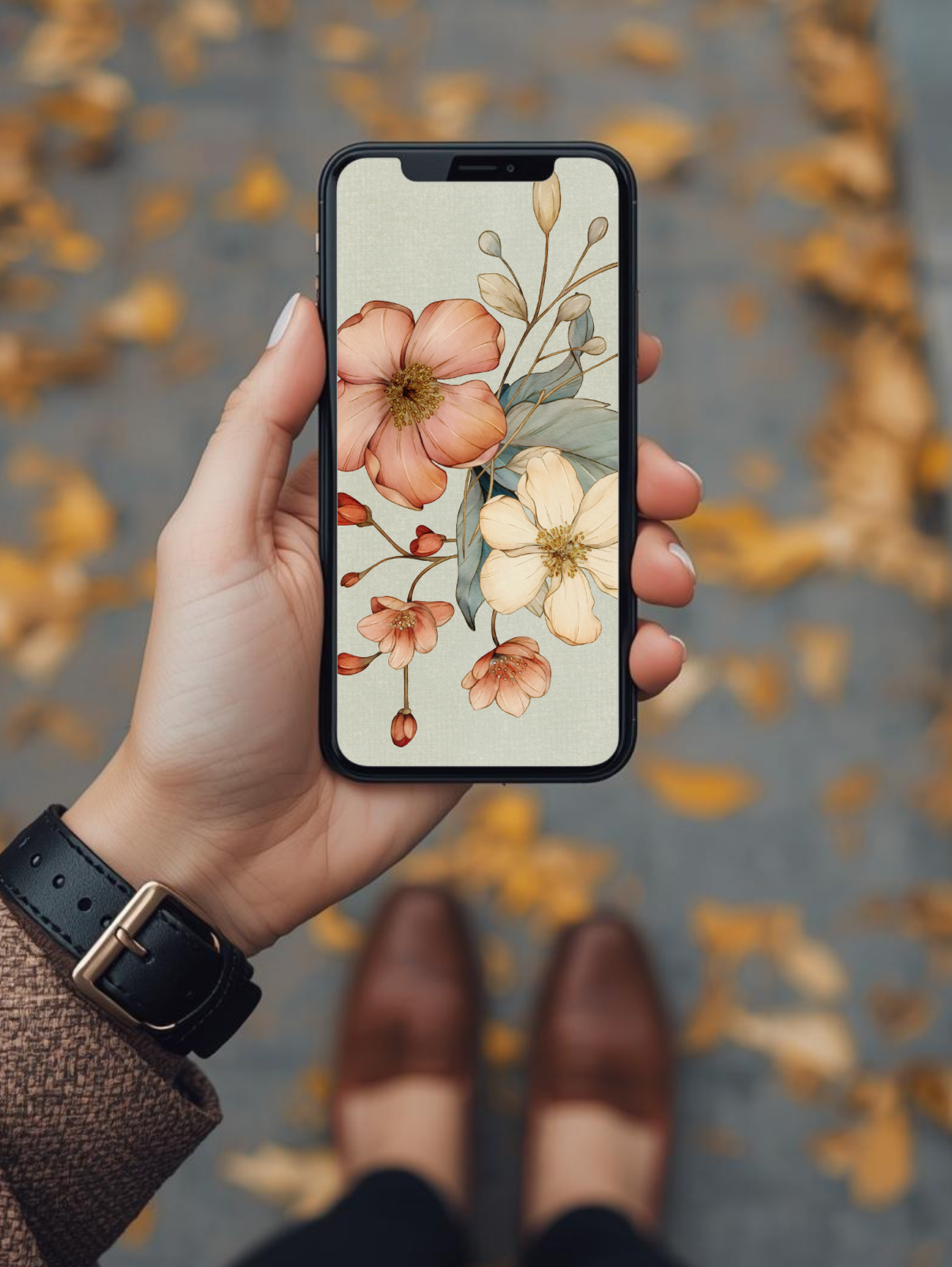 fall flowers desktop wallpaper