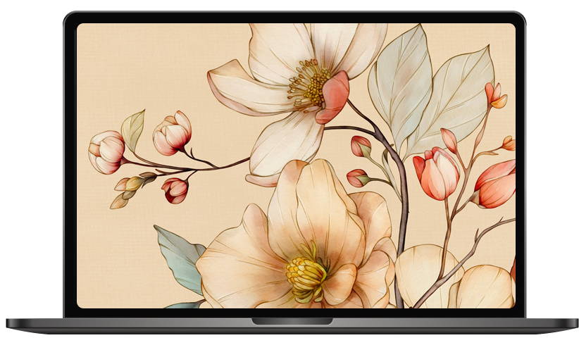 laptop_fall_flowers_techessories_the_holiday_mama_3 butter fall flowers desktop wallpapers