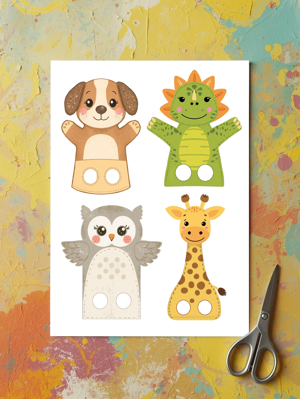 printable finger puppets