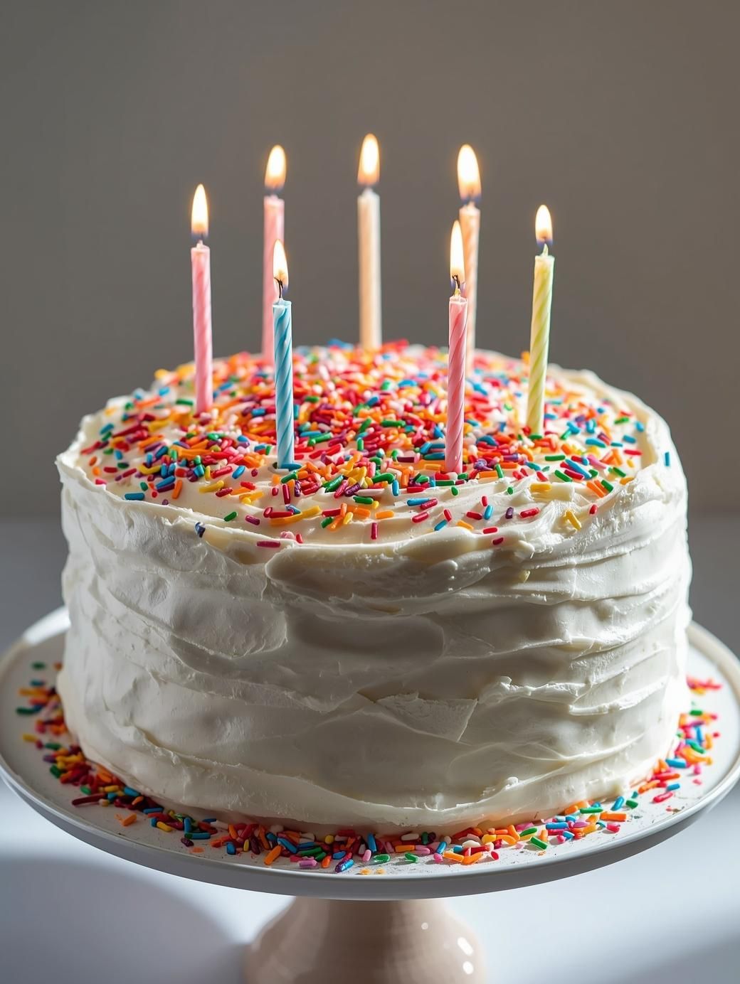 how_to_make_ice_cream_cake_2 4 layer round ice cream cake with sprinkles