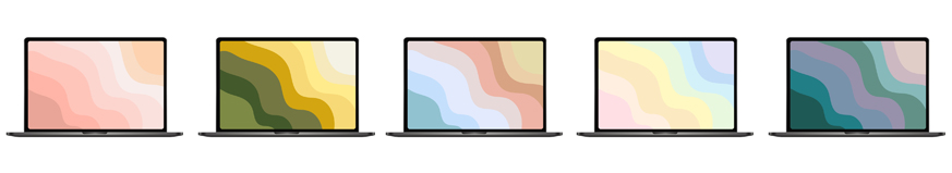 free wavy wallpapers