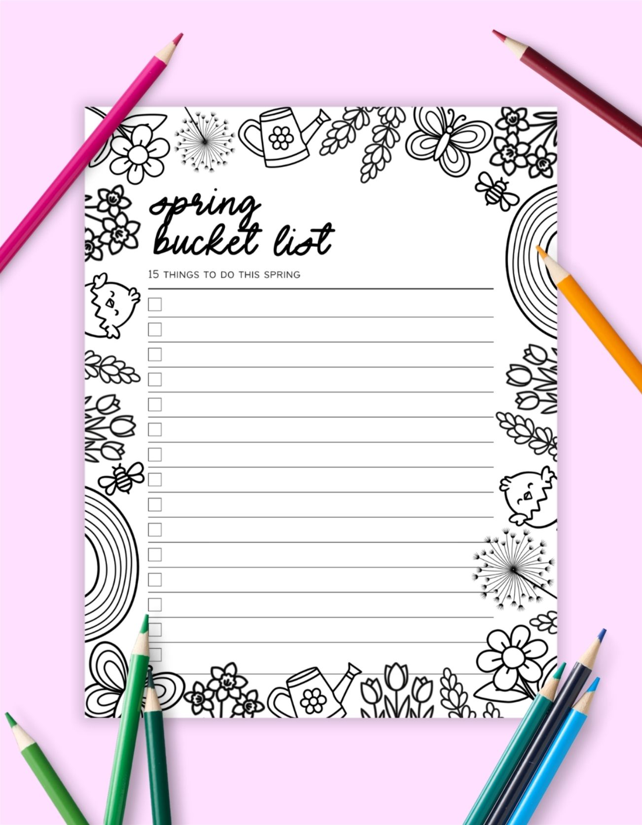 spring_bucket_list spring bucket list printable